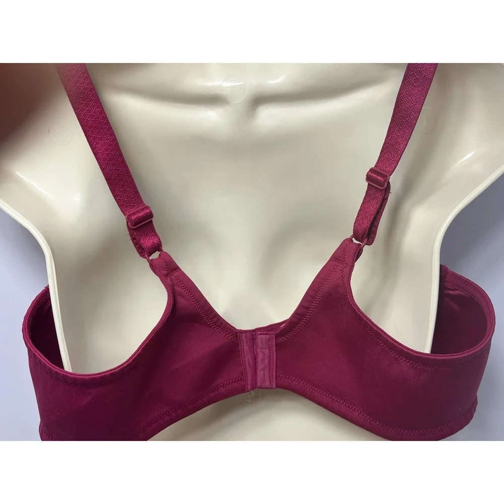 Vanity Fair Beautiful Benefits‎ Bra Womens 42C T-Shirt Underwire Lightly Lined